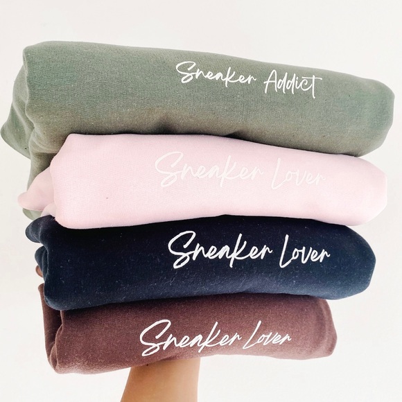 Adult Sneaker Lover crewneck sweatshirt - Picture 3 of 5